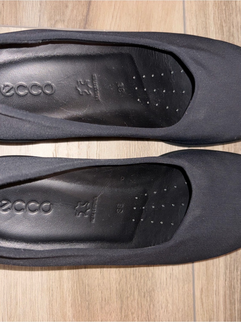 Ecco Black Women's Felicia Stretch slip-on wedge shoes